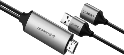Кабель UGREEN CM151 USB to HDMI Digital AV Adapter 1.5m (Gray). 50291