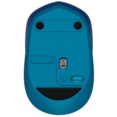 Мышь Logitech M535 Blue (синяя, Bluetooth, 1000dpi, 1 батарея типа AA)